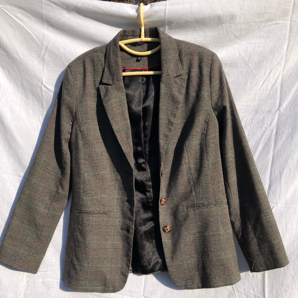 Jessica houndstooth blazer